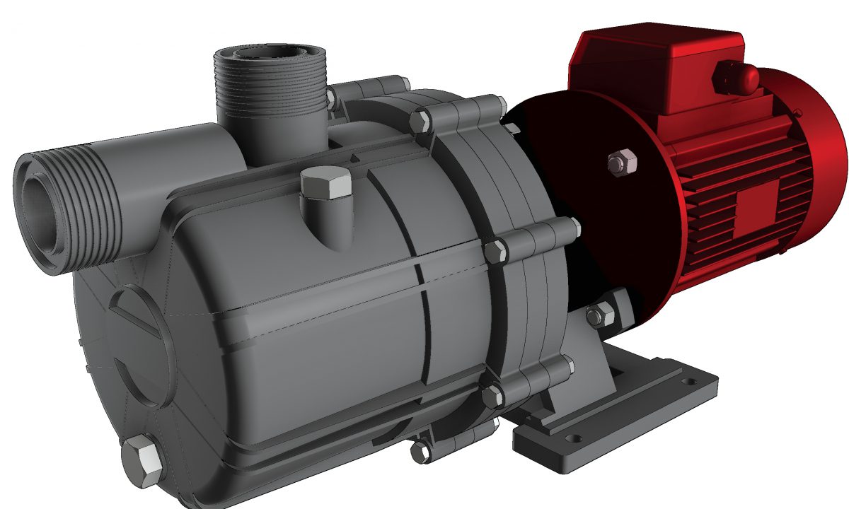 THERMOPLASTIC SELF-PRIMING MAG DRIVE CENTRIFUGAL PUMPS